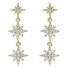 Timi Of Sweden Aurora Dangling Crystal Star Stud Earrings