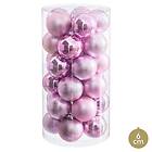 Bigbuy Home Julgranskulor Rosa Plast Ø 6 cm (30 antal)