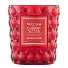 Voluspa Boxed Textured Glass Candle Cherry Gloss 184g