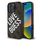 Guess PU Leather 4G Big Love Logo MagSafe Fodral för iPhone 16 Pro