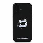 Karl Lagerfeld Liquid Silicone Choupette Head MagSafe Fodral till iPhone 16