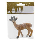 Julgransdekoration Hjort Med Vita Prickar Brun