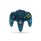 Tekno RC Game Clear Teal Controller Nintendo 64