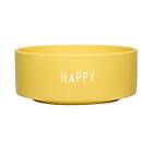 Design Letters godisskål o12 cm Yellow