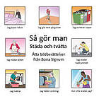 Så gör man Städa och tvätta ask med åtta bildberättelser
