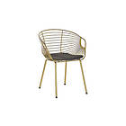 Nyac Stol 2-pack Guld/Konstläder 213495