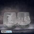 ABYstyle DEATH NOTE 2 Glass Set Kira & L EUROPE x2