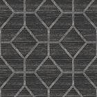 Sublime Tapet Geometrisk Texture Svart 121145