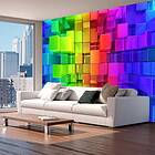 Arkiio Fototapet Självhäftande Colour Jigsaw