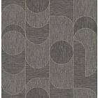 Sublime Tapet Geometrisk Grasscloth Brun 121129