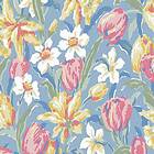 Laura Ashley Tapet Tulips China Blå 119847