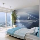 Arkiio Fototapet Lonely Sail Drifting