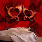 Arkiio Fototapet Two Hearts