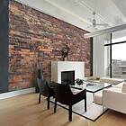 Arkiio Fototapet Vintage Wall Red Brick