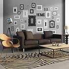 Arkiio Fototapet Wall Full Of Frames