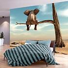 Arkiio Fototapet Elephant On The Tree