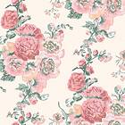 Laura Ashley Tapet Hollyhocks Coral Rosa 118479