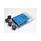 Opaque Dice Set D10 Dusty Blue/Copper