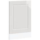 vidaXL Diskmaskinspanel Porto högglans vit 45x1,5x67cm konstruerat trä