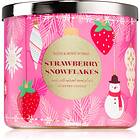 Bath & Body Works Strawberry Snowflakes doftljus 411g