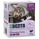 Bozita Feline Grain Free Tetra Bitar i gelé Kalkon 6x370g