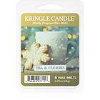 Kringle Candle Tea & Cookies vaxsmältning 64g