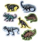 Set of 7 dinosaur puzzles Prehistoric Land (häftad, eng)