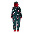 Polkagris Onesie för Barn 6-8 år (122/128)