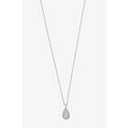 Snö Of Sweden Naomi Drop Pendant Necklace Silver/Clear 45cm