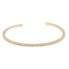 Snö Of Sweden Naomi Small Stone Cuff Bracelet Gold/Clear