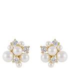 Snö Of Sweden Mayfair Irregular Pearl Earring Gold/White