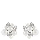 Snö Of Sweden Mayfair Irregular Pearl Earring Silver/White