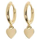 Timi Of Sweden Sutton Classic Heart Hoop Earrings