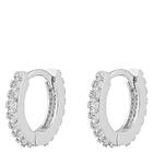 Snö Of Sweden Mayfair Small Ring Earring Silver/Clear