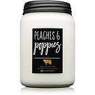 Milkhouse Candle Co. Farmhouse Peaches & Poppies doftljus Mason Jar 737g