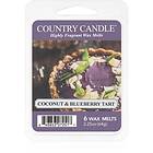 Country Candle Coconut & Blueberry Tart vaxsmältning 64g