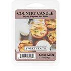 Country Candle Sweet Peach vaxsmältning 64g