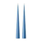 Ester & Erik konljus 37 cm 2-pack lackad Moon blue 37