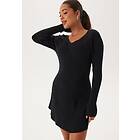 Pieces Pcprista Ls V-neck Knit Dress