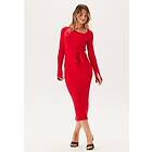 Bubbleroom Asymmetric Knitted Midi Dress