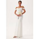 Goddiva Chiffon Off Shoulder Maxi Dress