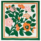 Marimekko Green Green Duk, Vit Rosa Grön Orange