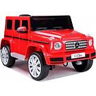 Lean Toys Bilar Batteribil Mercedes G500 Röd