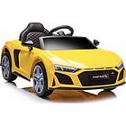 Lean Toys Bilar Audi R8 Lift A300 Batteribil Gul