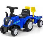 Milly Mally Fordonsryttare New Holland T7 Traktor Blå