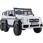 Lean Toys Cars Batteribil Mercedes G63 6X4 24V Vit