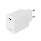 Deltaco 20W USB-C Väggladdare