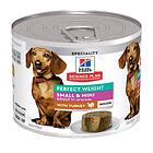 Hills Science Plan Canine Adult Perfect Weight Small & Mini Mousse Turkey 12x200g