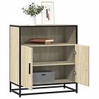 vidaXL Skänk sonoma-ek 68x35x76 cm konstruerat trä