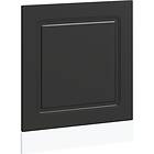 vidaXL Diskmaskinspanel Kalmar svart 60x1,5x67 cm konstruerat trä